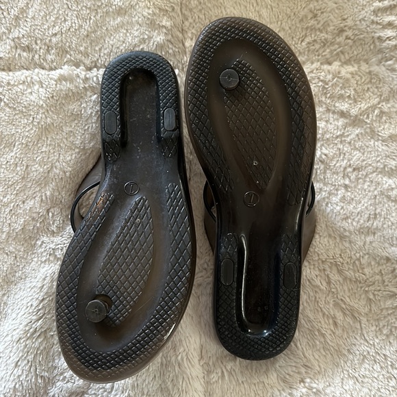 BCBGeneration jelly thong sandal. - Picture 2 of 3